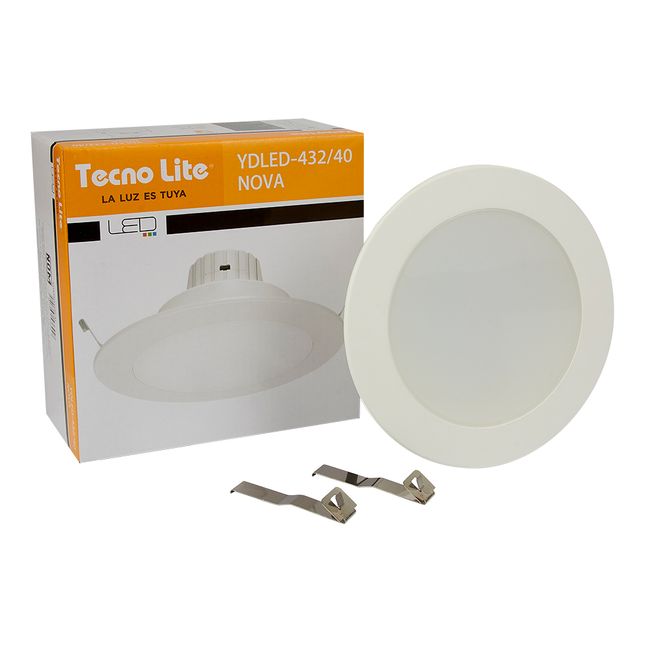 TECNOLITE INTERIOR EMPOTRADOS LED 11W100-240V4000K NOVA YDLED-432/40