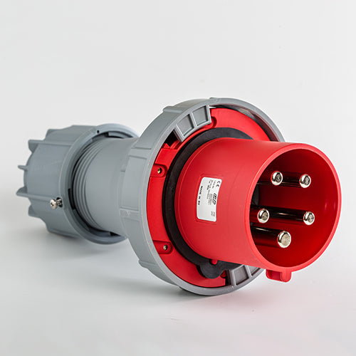 IDE CLAVIJA AEREA 125A 3P+T 400V 6H ROJO IP66-IP67