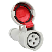 IDE BASE AEREA 32A 3P+T 400V 6H ROJO IP66-IP67