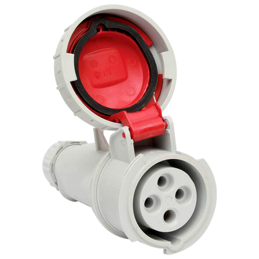 IDE BASE AEREA 32A 3P+T 400V 6H ROJO IP66-IP67