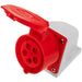 IDE BASE AEREA 32A 3P+T 500V 7H NEGRO IP66/IP67