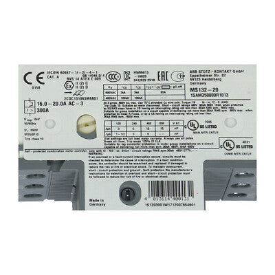 ALLEN-BRADLEY GUARDAMOTOR 16.0-20.0A