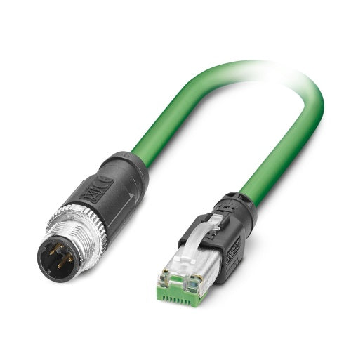 PHOENIX CONTACT CABLE M12 4P MACHO RJ45 MACHO 10MTS 4HILOS PVC CODIF-D