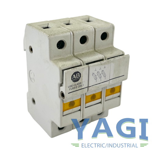 ALLEN BRADLEY FUSE HOLDER WITH 3 POLES CLASS CC TYPE FU