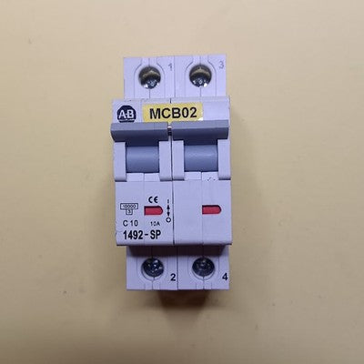 ALLEN-BRADLEY MINI CIRCUIT BREAKER 2 POLES 10A
