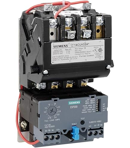 SIEMENS ARRANCADOR SIN INVERSION RELE 5.5-22A 110-120/220-240VAC