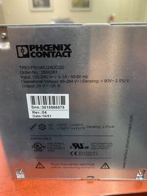 ALLEN-BRADLEY FLEX I-O POWER SUPPLY MODULE 85-264 V
