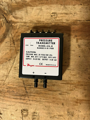 DWYER-INSTRUMENTS 1910-10 DIFF. PRESS. SWITCH 3-11IN W.C.