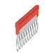 WEIDMULLER PUENTE 10 POLOS ROJO ZQV 1.5N/10 RD