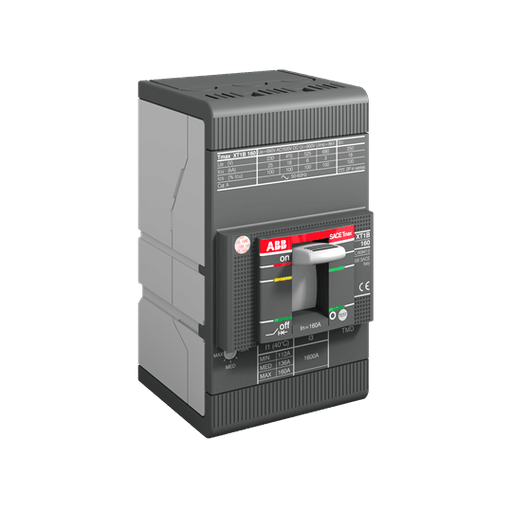 ABB INTERRUPTOR SACE TMAX XT1C DE 160A 3P SIN TERMINALES PARA