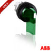 ABB SELECTOR 3 POS LARGO ILUMINADO VERDE