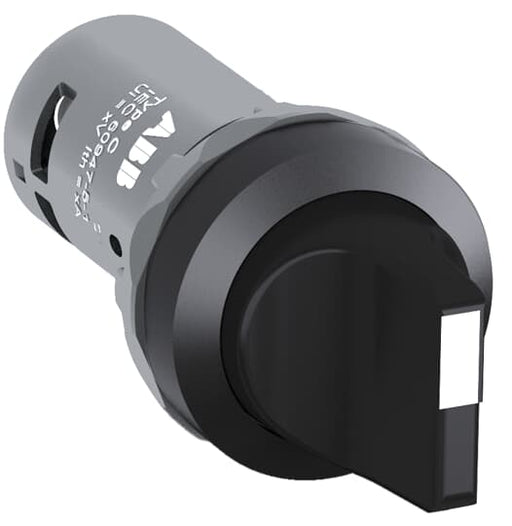 ABB C2SS2-10B-10 BOTON SELECTOR NEGRO 2 POS. FIJAS NO ILUM. MANETA CORTA INCLUYE 1NO . SERIE COMPACTA