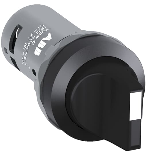 ABB C2SS2-10B-10 BOTON SELECTOR NEGRO 2 POS. FIJAS NO ILUM. MANETA CORTA INCLUYE 1NO . SERIE COMPACTA