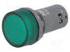 ABB CL2-502G NEW LAMPARA PILOTO COMPACTA VERDE 24V AC/DC C/LED INTEGRADOREEMPLAZA A: 1SFA619402R5022