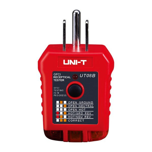 UNI-T PROBADOR DE CONTACTOS 110-125VCA 60HZ PRUEBA RCD 9MA