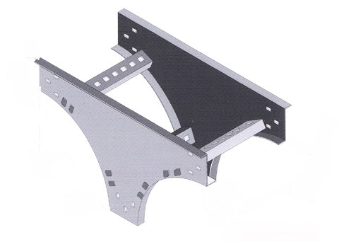 TECNOTRAY TEE HORIZONTAL DE 30" RADIO 8 3-1/4