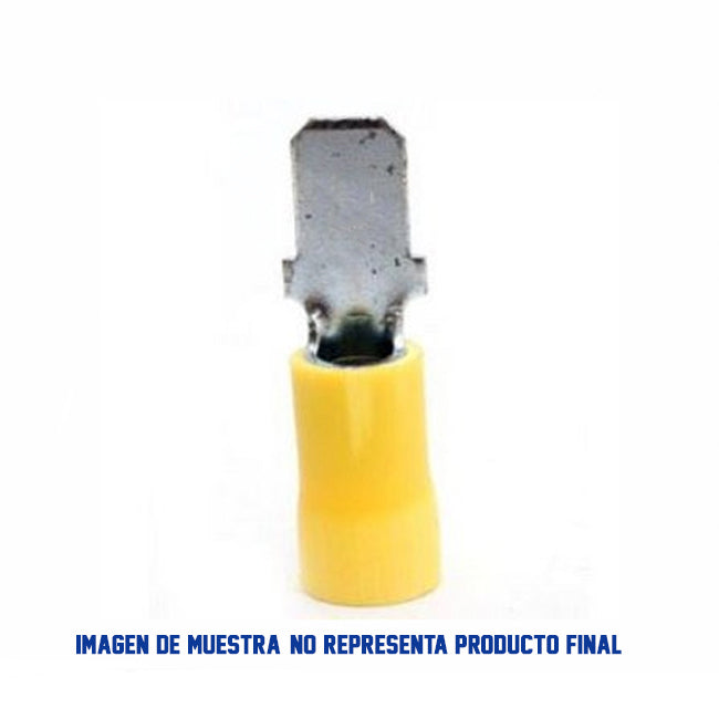 ITSA TERMINAL MACHO AMAR .250 (1000 PZAS) (155121-1)