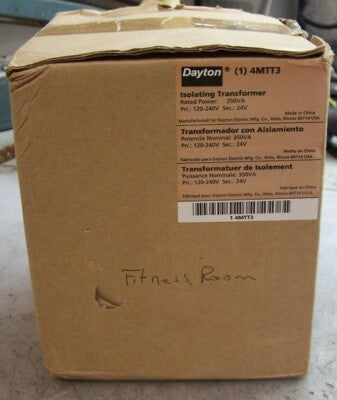 HAMMOND POWER TRANSFORMADOR 1F 350VA PRIM 480/240V SEC 240/120V