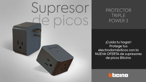 BTICINO SUPRESOR DE PICOS TRIPLE POWER 3