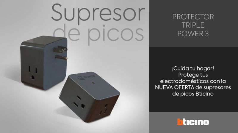 BTICINO SUPRESOR DE PICOS TRIPLE POWER 3