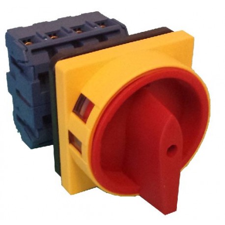 SIEMENS SECCIONADOR 40A 3P 18.5KW ROJO/AMARILLO 66X66