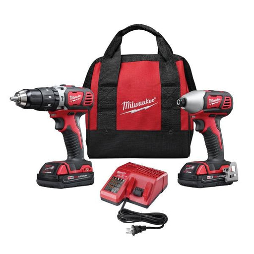 MILWAUKEE COMBO INALAMB M18 TALADRO 1/2 + LLAVE DE IMPACTO 1/4