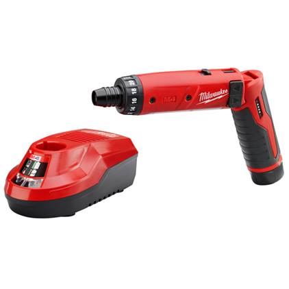 MILWAUKEE ATORNILLADOR M4 200 Y 600 RPM 1/42 HEX CON BATERIAS Y C