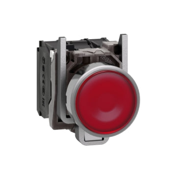 TELEMEC ELEMENTO LED ROJO 24V AC/DC 1NA+1NC C/BASE