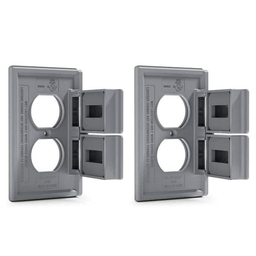 LEVITON PLACA P/CONTACTO DUPLEX INTEMPERIE