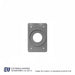ARROW PLACA PARA RECEPTACULO 35MM ALUMINIO