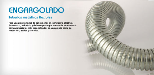 ALFAFLEX TUBO PLICA ACERO 1-1/4"" (32mm) ROLLO 30 MTS