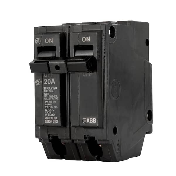 GENERAL ELECTRIC BREAKER 20A 3P 120/240V Q-LINE SERIES 10 KAIC BO