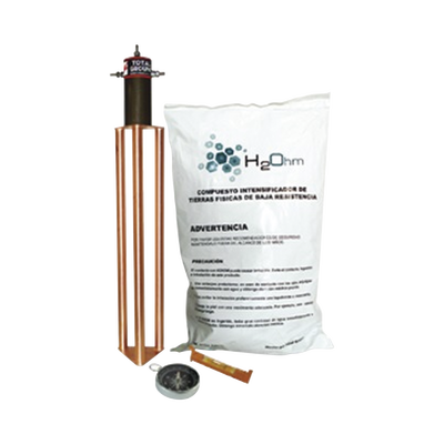 TOTALGROUND KIT TIERRA 45A ELECTRODO C/ACOPL. EN BOB Y SACO H2OHM