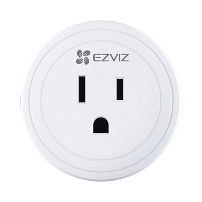 EZVIZ ENCHUFE INTELIGENTE / WI-FI / CONTROL A TRAVES DE LA APLICACION MOVIL / CONECTE LOS DISPOSITIVOS DEL HOGAR / PERMITE PERSONALIZAR HORARIOS / SOPORTA ASISTENTE DE VOZ DE GOOGLE Y ALEXA