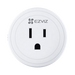 EZVIZ ENCHUFE INTELIGENTE / WI-FI / CONTROL A TRAVES DE LA APLICACION MOVIL / CONECTE LOS DISPOSITIVOS DEL HOGAR / PERMITE PERSONALIZAR HORARIOS / SOPORTA ASISTENTE DE VOZ DE GOOGLE Y ALEXA