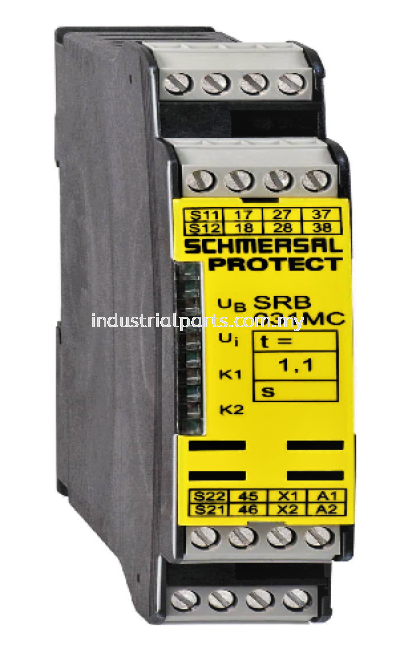 SCHMERSAL SRB 301MA-24V GUARD DOOR SAFETY RELAY 24V AC/DC