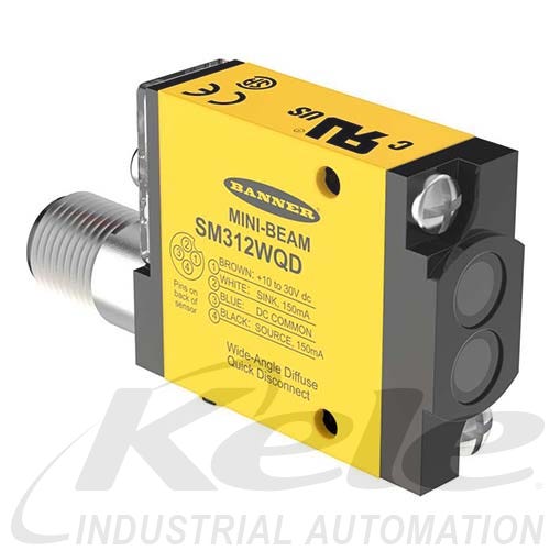 BANNER DIVERGENT DIFFUSE MINIBEAM SENSOR 10-30V