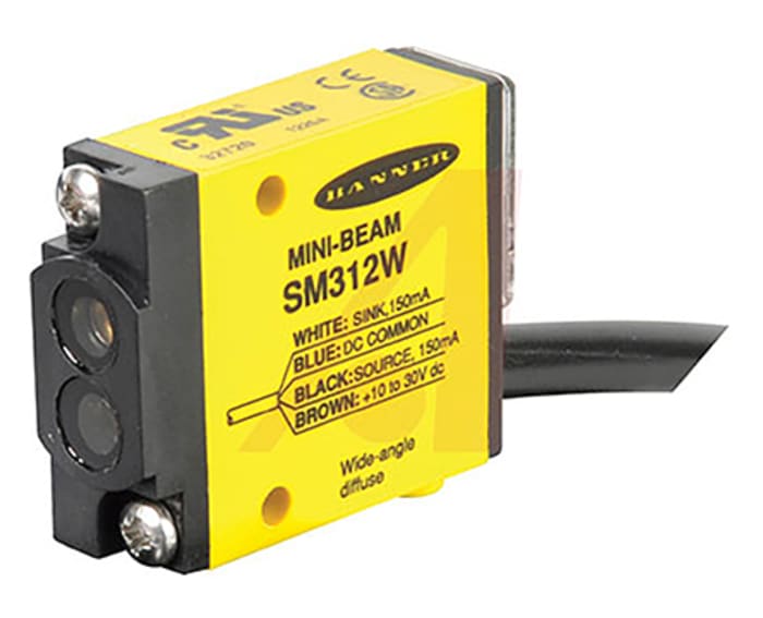 Sensor Mini Beam BANNER MINI BEAM PHOTOELECTRIC SENSOR — Dimeint.com