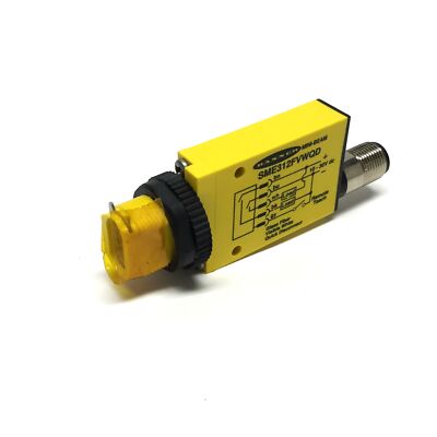 BANNER MINI-BEAM GLASS FIBER OPTIC SENSOR PNP/NPN 10-30VDC