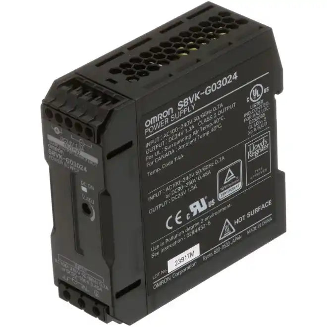 OMRON POWER SUPPLY 30W 24VDC 1.3A 100-240VAC