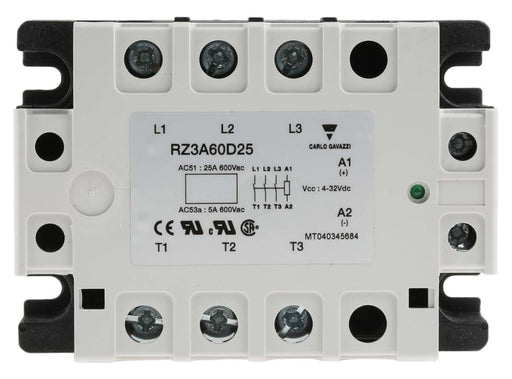 CARLO GAVAZZI RELEVADOR DE ESTADO SaLIDO 3P 600VCA RZ3A60D25