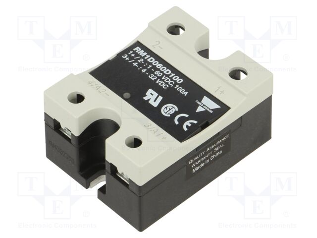 CARLO GAVAZZI REL EDO SOLIDO P/PANEL 1F 100A 60VDC CTRL22-48VD
