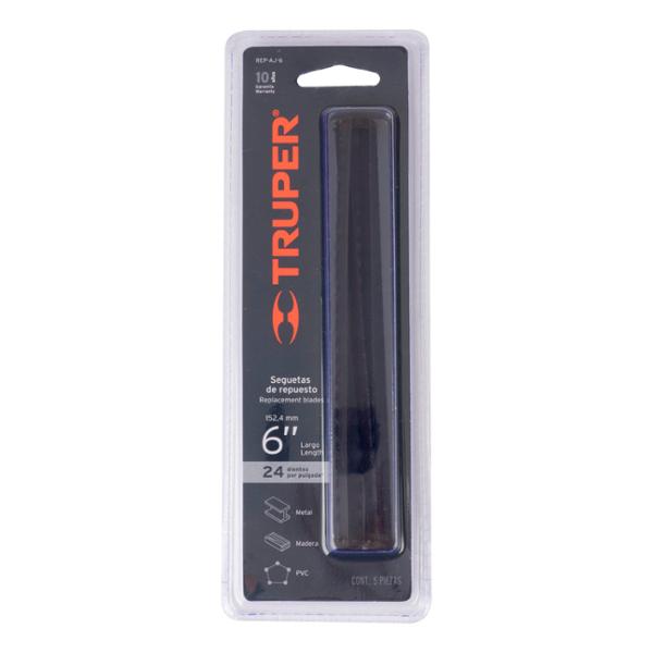 TRUPER SEGUETAS 6"" DE REPUESTO P/ARCO AJ-6 5PZS