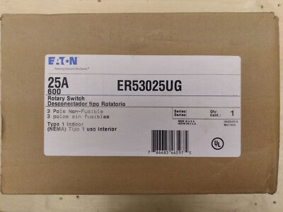 CUTLER ROTARY DESCONECTOR SWITCH 30A 600V