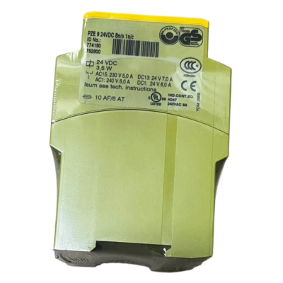 PILZ SAFETY RELAY PZE 9 24VDC 774150