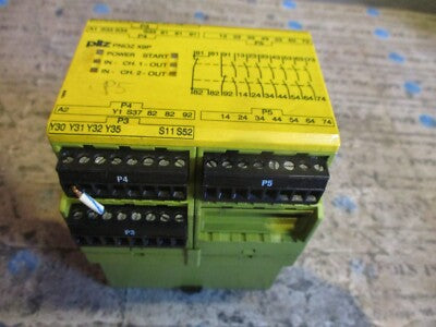 PILZ SAFETY RELAY 24V AC/DC 7NO 2NC 2 CH. 777609