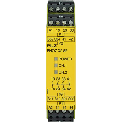 PILZ SAFETY RELAY PNOZ X2.8P C 24VACDC 3N/O