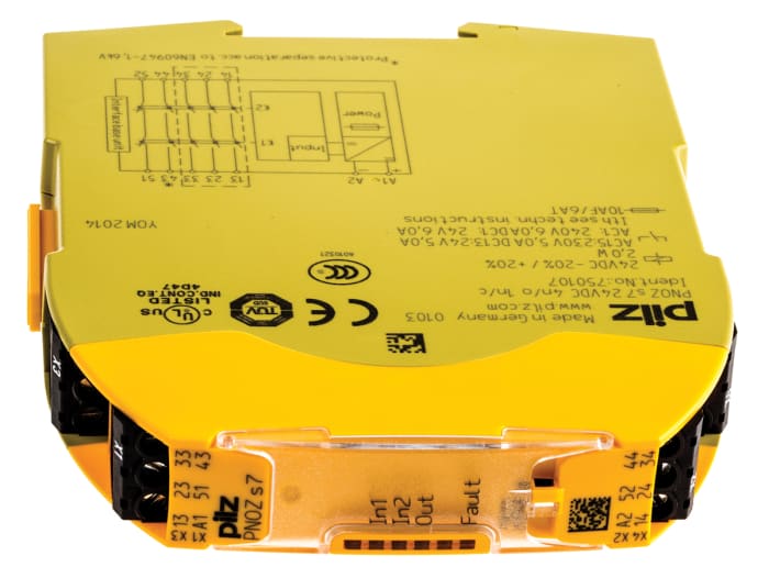PILZ SAFETY RELAY 24 VDC 750107