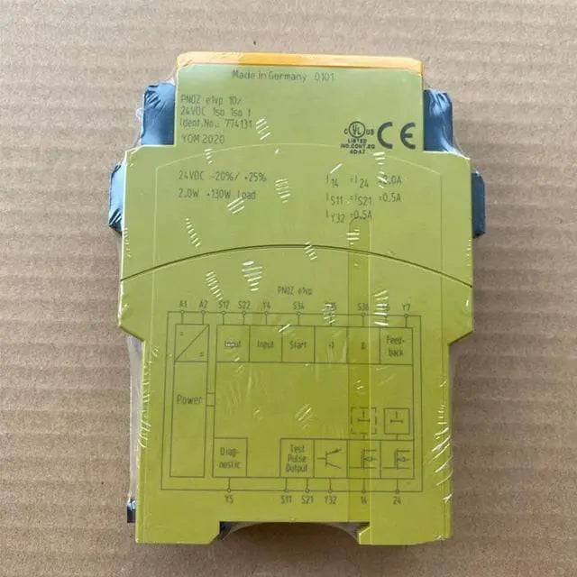 PILZ SAFETY RELAY MODULE PNOZ E1VP 10/24VDC 10 SEC