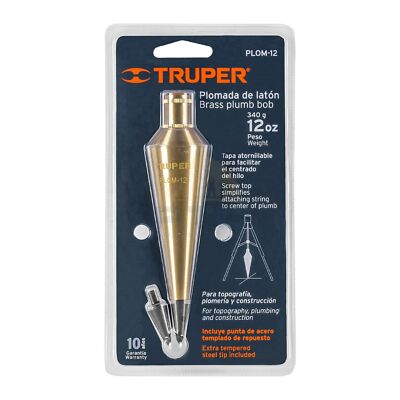 TRUPER PLOMADA DE BRONCE P/TOPOGRAFO 16 OZ